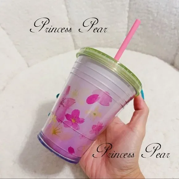 5/ $100 Starbucks Thailand sakura cold cup 12 oz - Picture 1 of 7